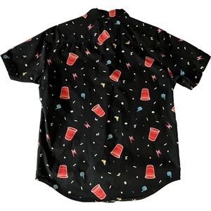Red Solo Cup  Shirt l L l Button down Party Shirt🥤